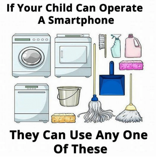 childhood chore funny