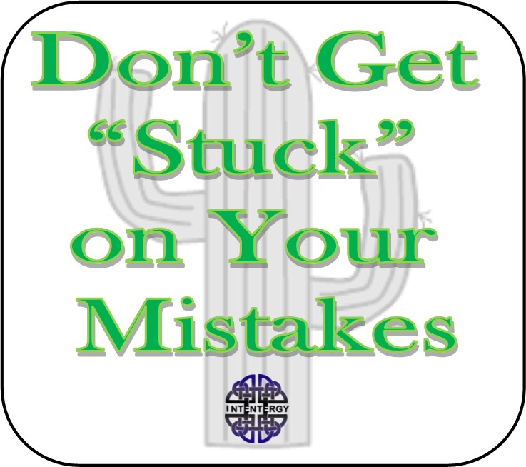 Stuck on your mistakes